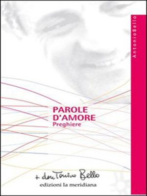 cover image of Parole d'amore. Preghiere